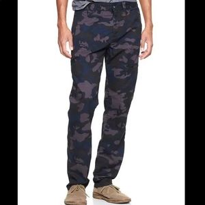 GQ x GAP Baldwin Camo Utility Pant